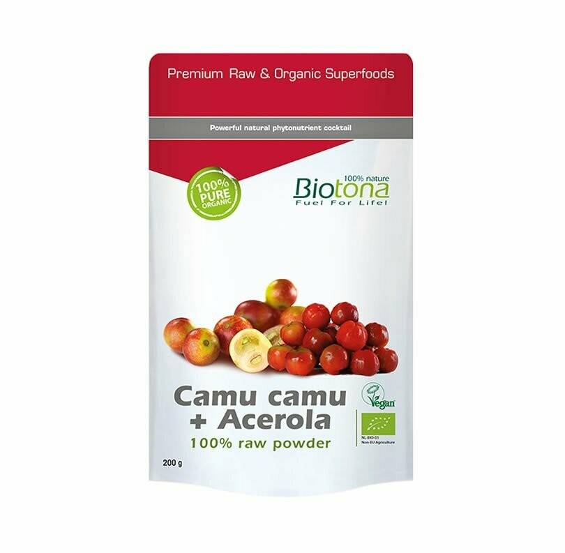 Camu Camu – Acerola 100% polvo puro
 Bio 200 g Biotona