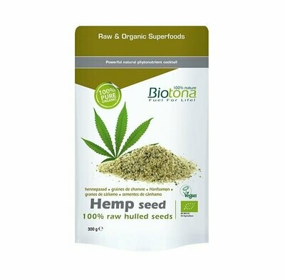 Cáñamo semilla 100% polvo puro Bio 300 g Biotona