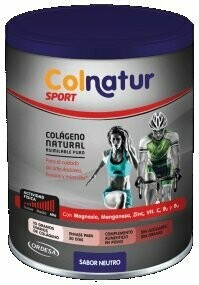 Colágeno natural asimilable puro con Magnesio, Manganeso, Zinc y Vitaminas B y C para el cuidado de articulaciones, huesos y músculos*
300 g Colnatur® SPORT Neutro
