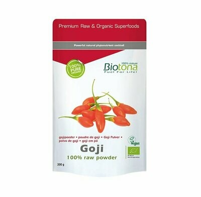 Goji 100% polvo puro Bio 200 g Biotona