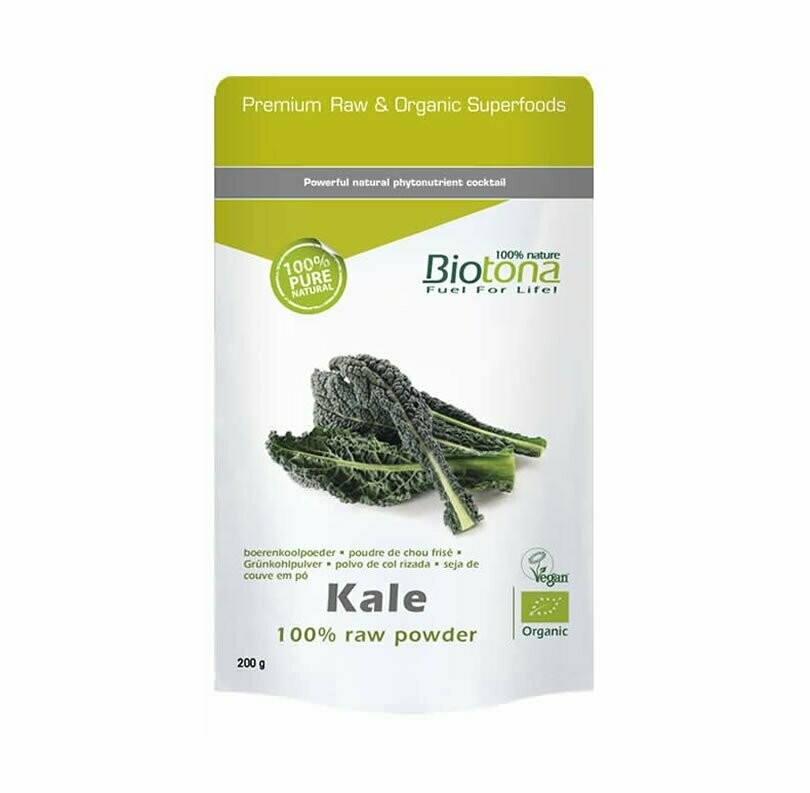 Kale 100% polvo crudo Bio 120 g Biotona