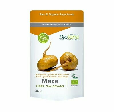 Maca 100% polvo puro Bio 200 g Biotona Maca 100% polvo puro Bio 200 g Biotona