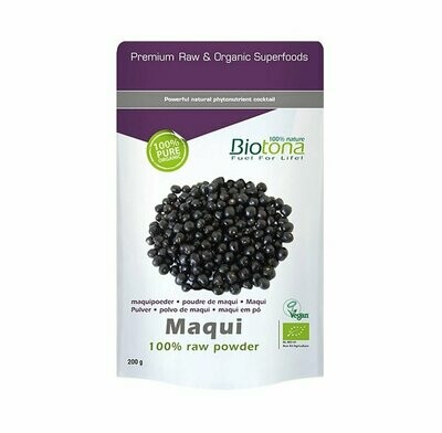 Maqui 100% polvo puro Bio 200 g Biotona Maqui 100% polvo puro Bio 200 g Biotona
