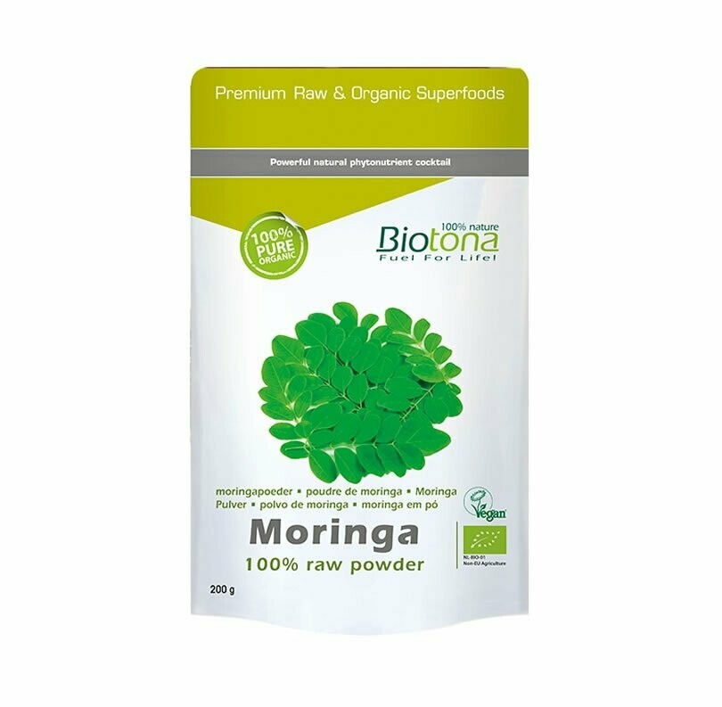 Moringa 100% polvo puro Bio 200 g Biotona