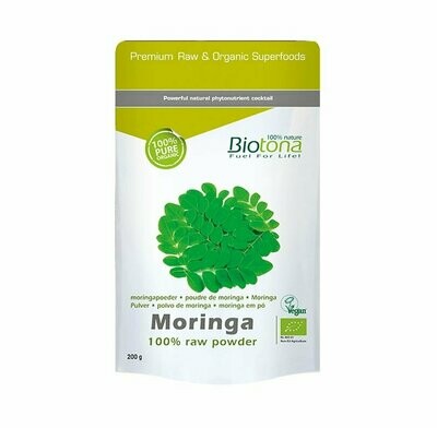 Moringa 100% polvo puro Bio 200 g Biotona Moringa 100% polvo puro Bio 200 g Biotona
