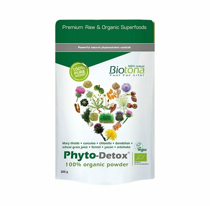 Phyto-Detox® 100% polvo puro Bio 200 g Biotona