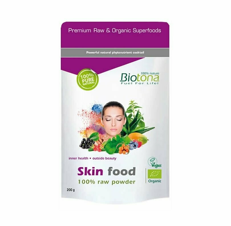 Skin Food (comida para la piel) 100% polvo puro Bio 200 g Biotona