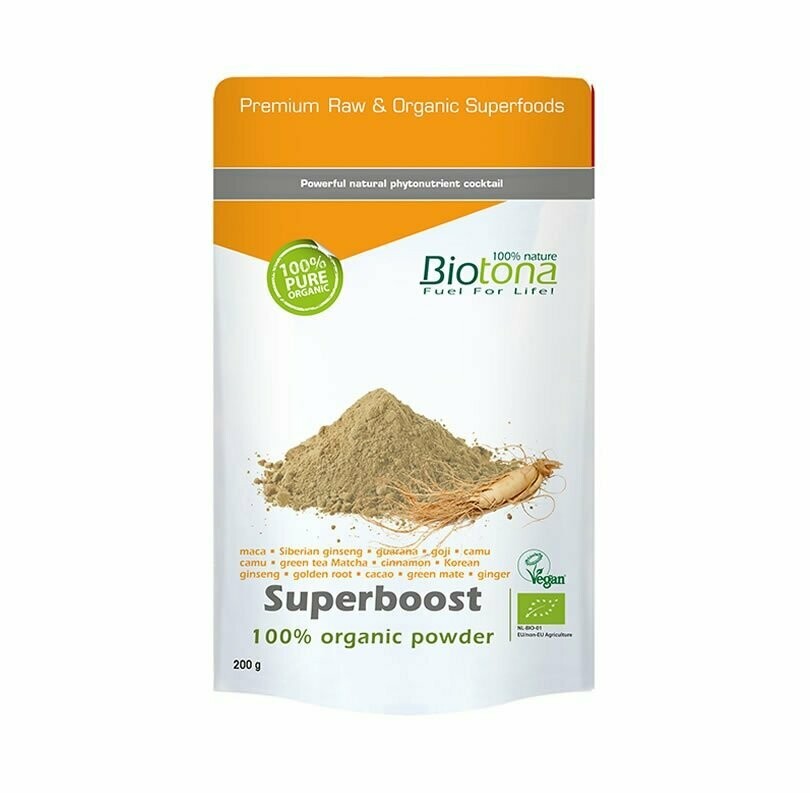 Superboost (super impulso) 100% polvo puro Bio 200 g Biotona