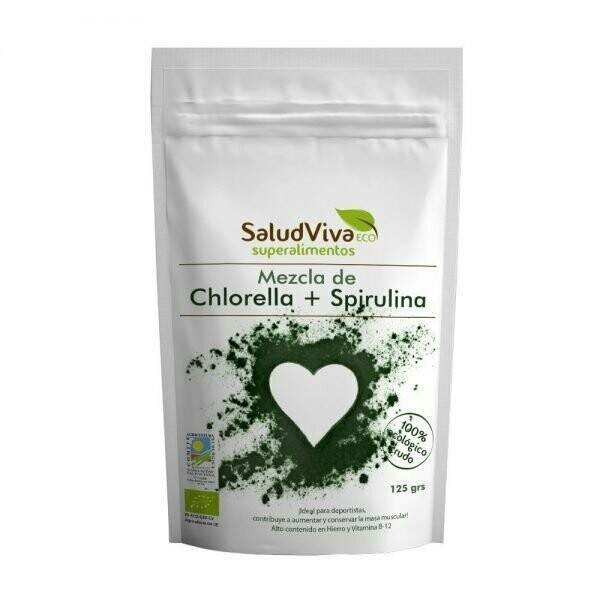 Chlorella + Spirulina ECO 125g SaludViva