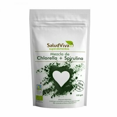 Chlorella + Spirulina ECO 125g SaludViva Chlorella + Spirulina ECO 125g SaludViva