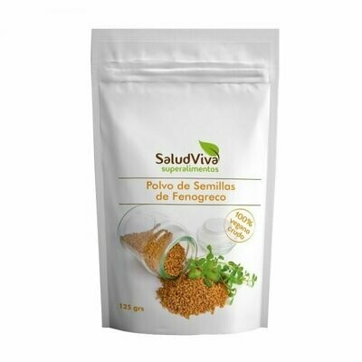 Polvo de Semillas de Fenogreco ECO 125g SaludViva Polvo de Semillas de Fenogreco ECO 125g SaludViva