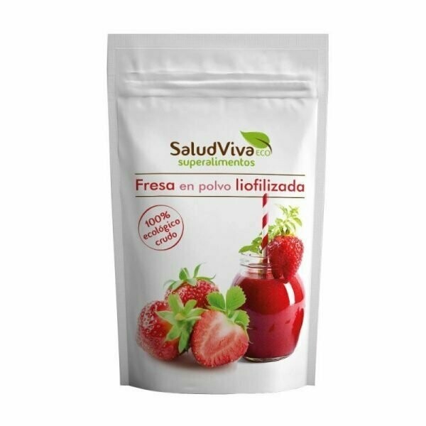 Fresa En Polvo Liofilizada ECO 80 gr SaludViva