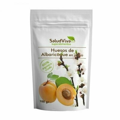 Huesos de albaricoques en Polvo ECO 100 gr SaludViva