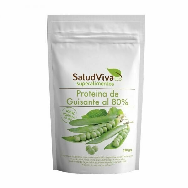 Proteina de Guisante al 80% en Polvo ECO 250gr SaludViva