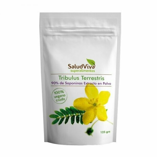 Tribulus Terrestris 90% de Saponinas Extracto en Polvo 125g
 SaludViva