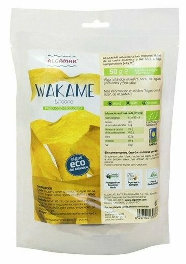 Alga Wakame (Undaria Pinnatifida) ECO 50 g Algamar®