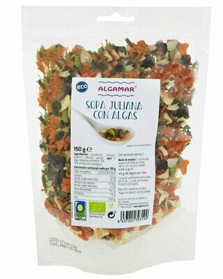 Sopa Juliana con Algas ECO 150 g Algamar®