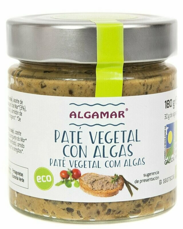 Paté Vegetal con Algas BIO 180 g Algamar®