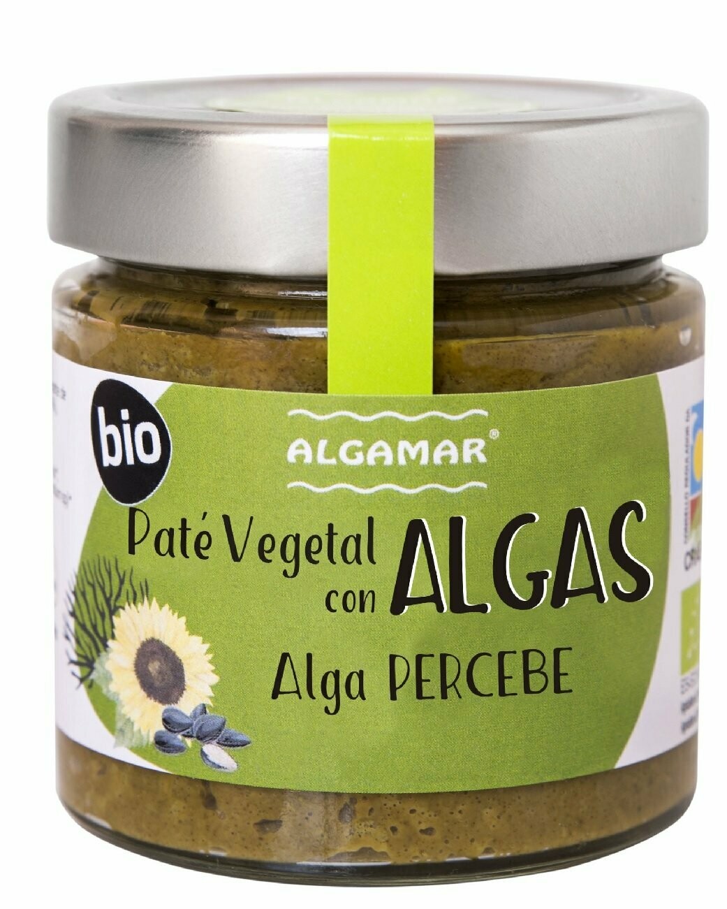 Paté vegetal con Algas – Alga Percebe BIO 180 g Algamar®