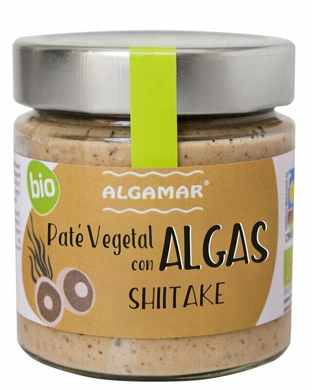 Paté Vegetal con Algas Shiitake BIO 180 g Algamar®