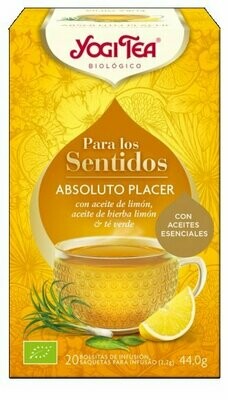 Absoluto Placer (con aceites esenciales) Bio 20 filtros de YOGI TEA® Absoluto Placer (con aceites esenciales) Bio 20 filtros de YOGI TEA®