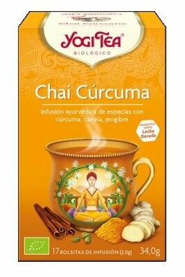 Chai Cúrcuma Bio 17 filtros de YOGI TEA®