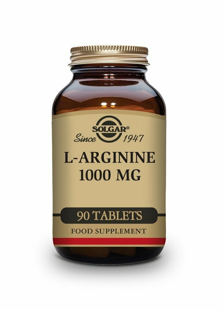 L-Arginina 1000 mg - 90 Comprimidos Solgar®