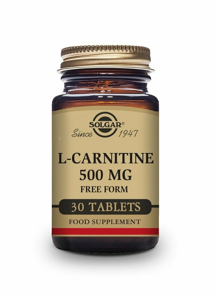 L-Carnitina 500 mg - 30 Comprimidos Solgar®