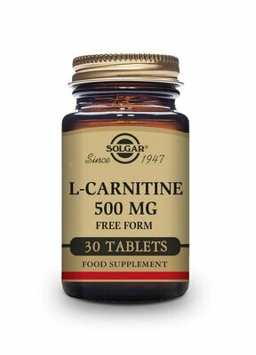 L-Carnitina 500 mg - 30 Comprimidos Solgar®