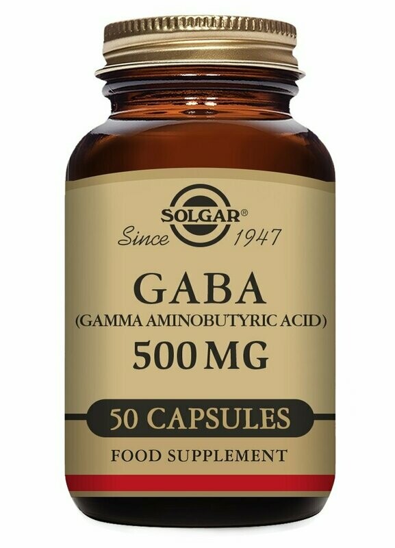 GABA 500 mg - 50 Cápsulas vegetales Solgar®