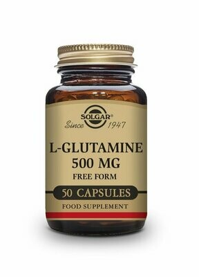 L-Glutamina 500 mg - 50 Cápsulas vegetales Solgar® L-Glutamina 500 mg - 50 Cápsulas vegetales Solgar®