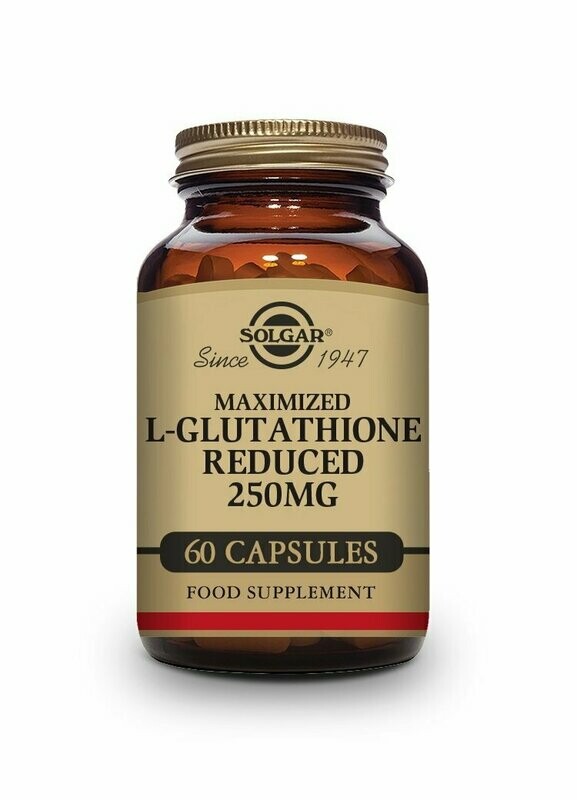 L-Glutatión Maximizado 250 mg - 60 Cápsulas vegetales Solgar®