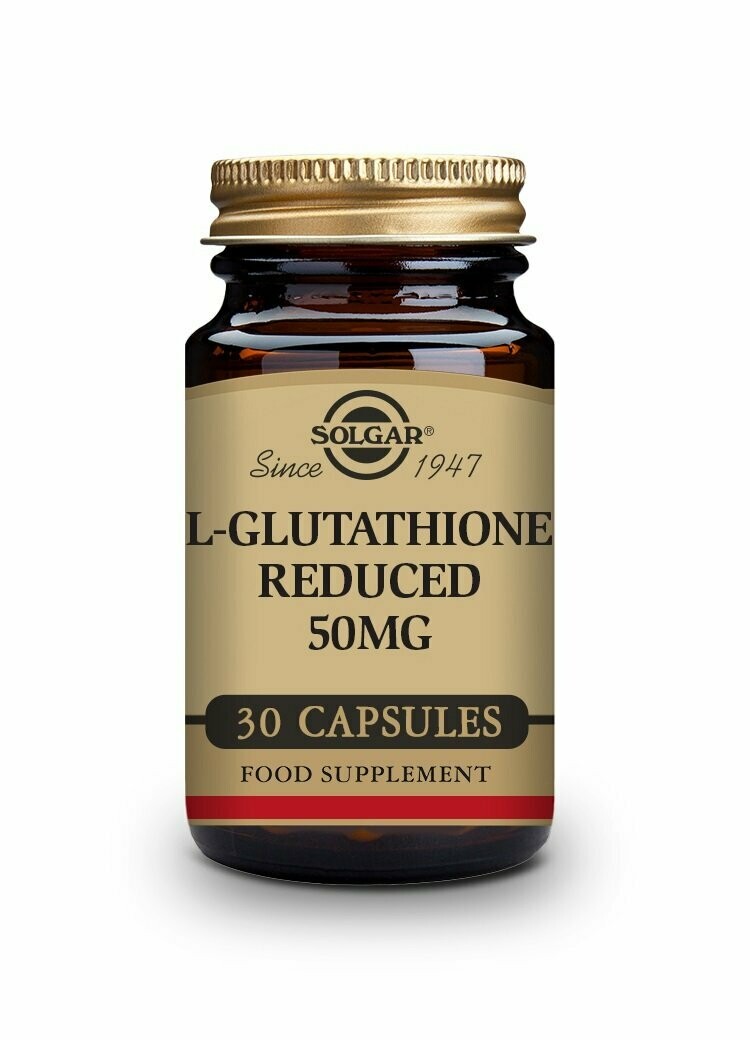 L-Glutatión Reducido 50 mg - 30 cápsulas vegetales Solgar®