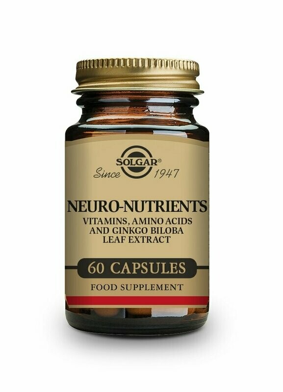 Neuro Nutrientes - 60 Cápsulas vegetales Solgar®