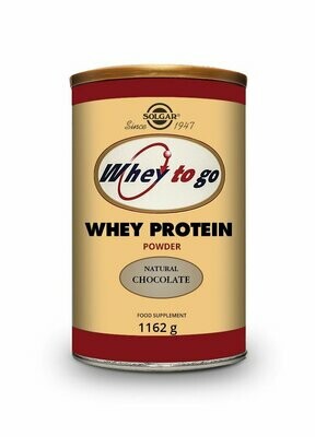 Whey To Go Proteína de suero en polvo (Sabor chocolate) - 1.162 g Solgar®