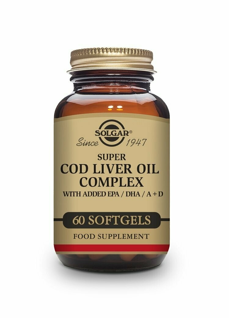 Super Cod Liver Oil Complex - 60 cápsulas blandas Solgar®
