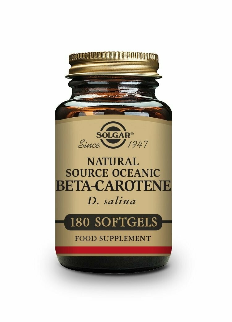Beta-Caroteno Oceánico (7 mg) - 180 Cápsulas blandas Solgar®