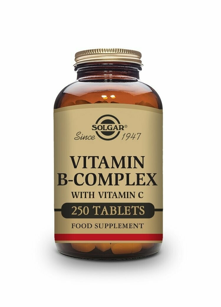Vitamina B-Complex con Vitamina C - 250 Comprimidos Solgar®