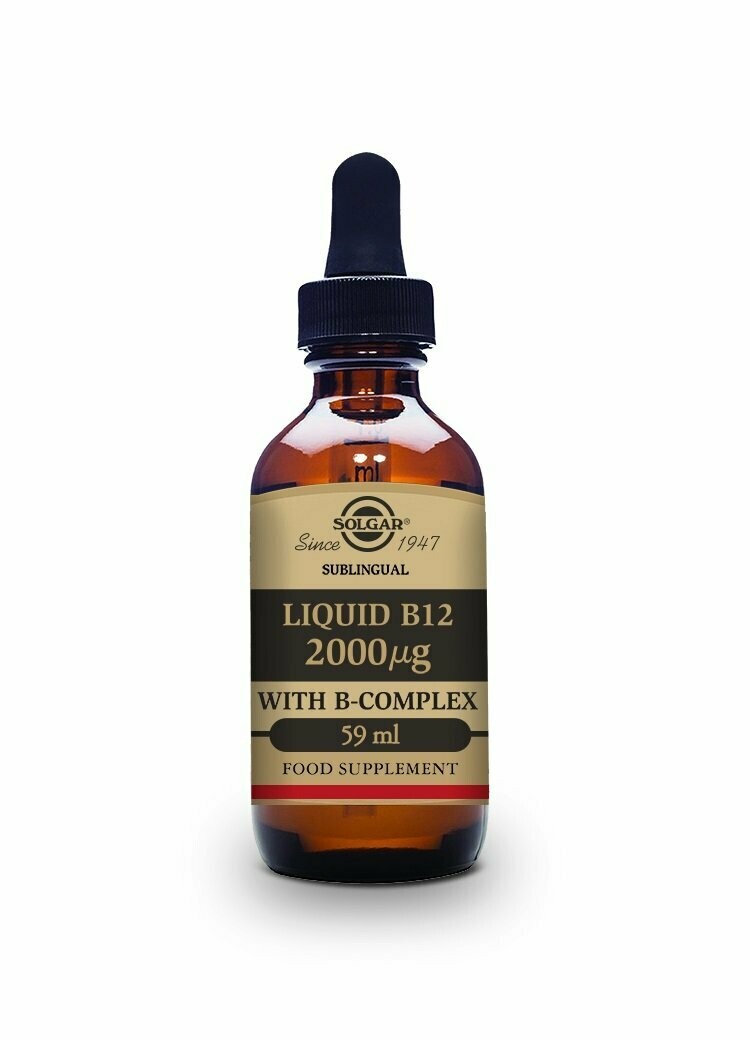 Vitamina B12 Líquida con B-Complex 2000 µg - 59 ml Solgar®