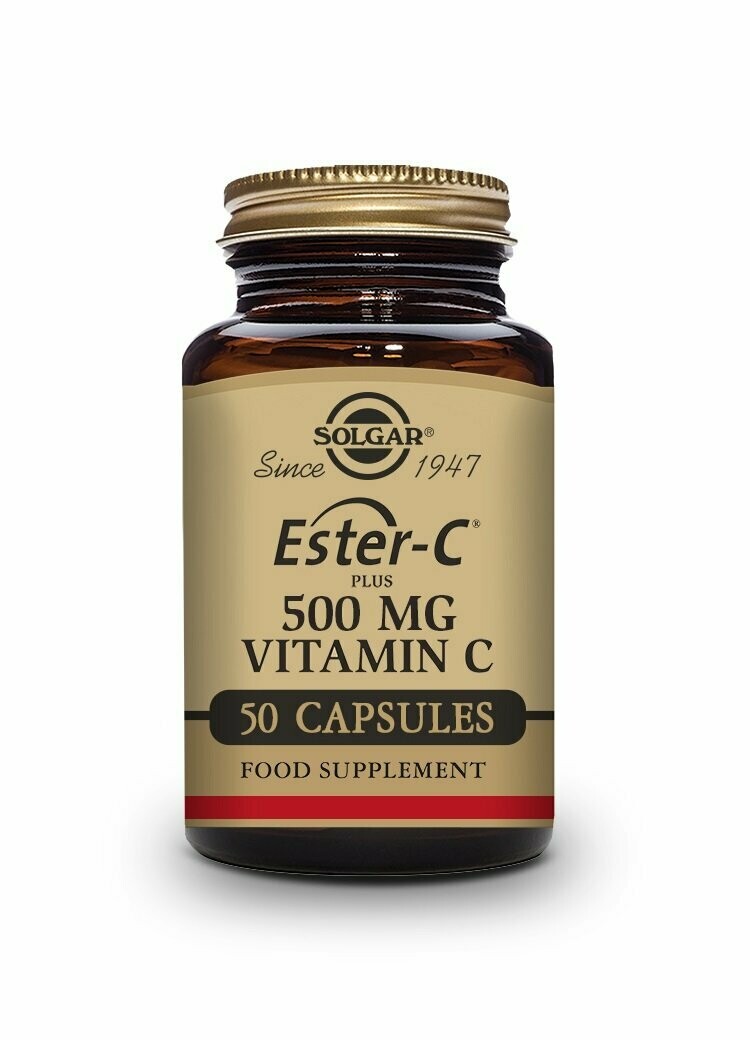 Ester-C® Plus Vitamina C 500 mg - 50 Cápsulas vegetales Solgar®