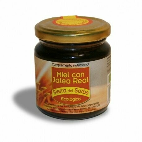 Miel con Jalea Real ecológica 250 gr Sierra del Sorbe