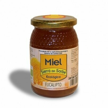 Miel ecológica de Eucalipto 500 gr Sierra del Sorbe