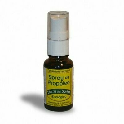 Spray de propóleo ecológico 15 ml Sierra del Sorbe