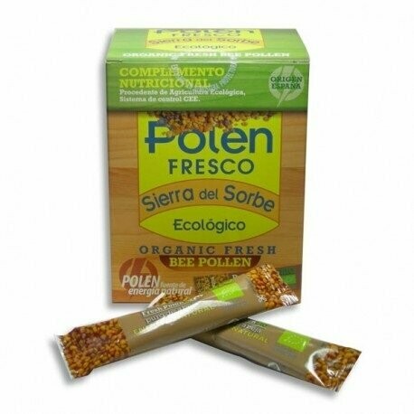 Polen Fresco en sobrecitos Ecológico 20 x 10 gr Sierra del Sorbe