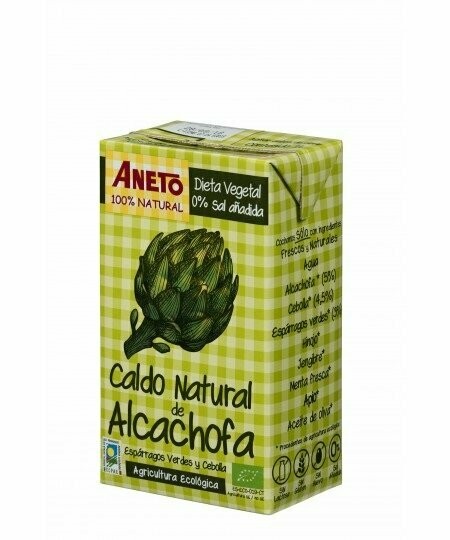 Caldo de alcachofa ecológica 1 litro de Aneto
