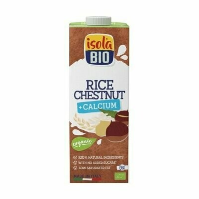 Bebida de Arroz Castaña con Calcio Bio 1l Isola Bio Bebida de Arroz Castaña con Calcio Bio 1l Isola Bio