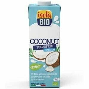 Bebida de Coco sin Azúcar con calcio Bio 1l Isola Bio