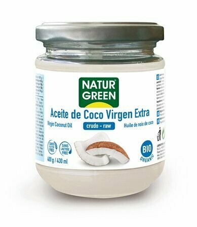 Aceite de Coco Virgen Extra Bio 430 ml / 400 g NaturGreen