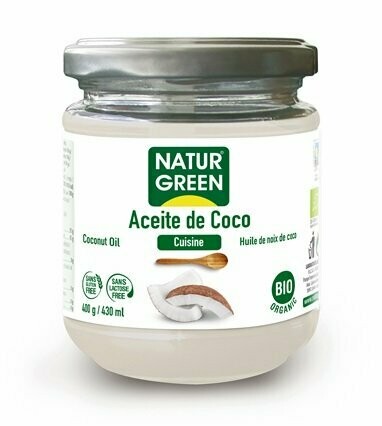 Aceite de Coco Cocina Bio 430 ml / 400 g NaturGreen