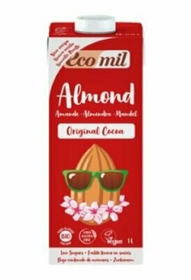 Leche de almendra original cacao Bio 1 L Ecomil Leche de almendra original cacao Bio 1 L Ecomil